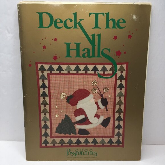 Possibilities Deck the Halls Nancy Smith Lynda Milligan Quilting Book Paperback - Picture 1 of 13